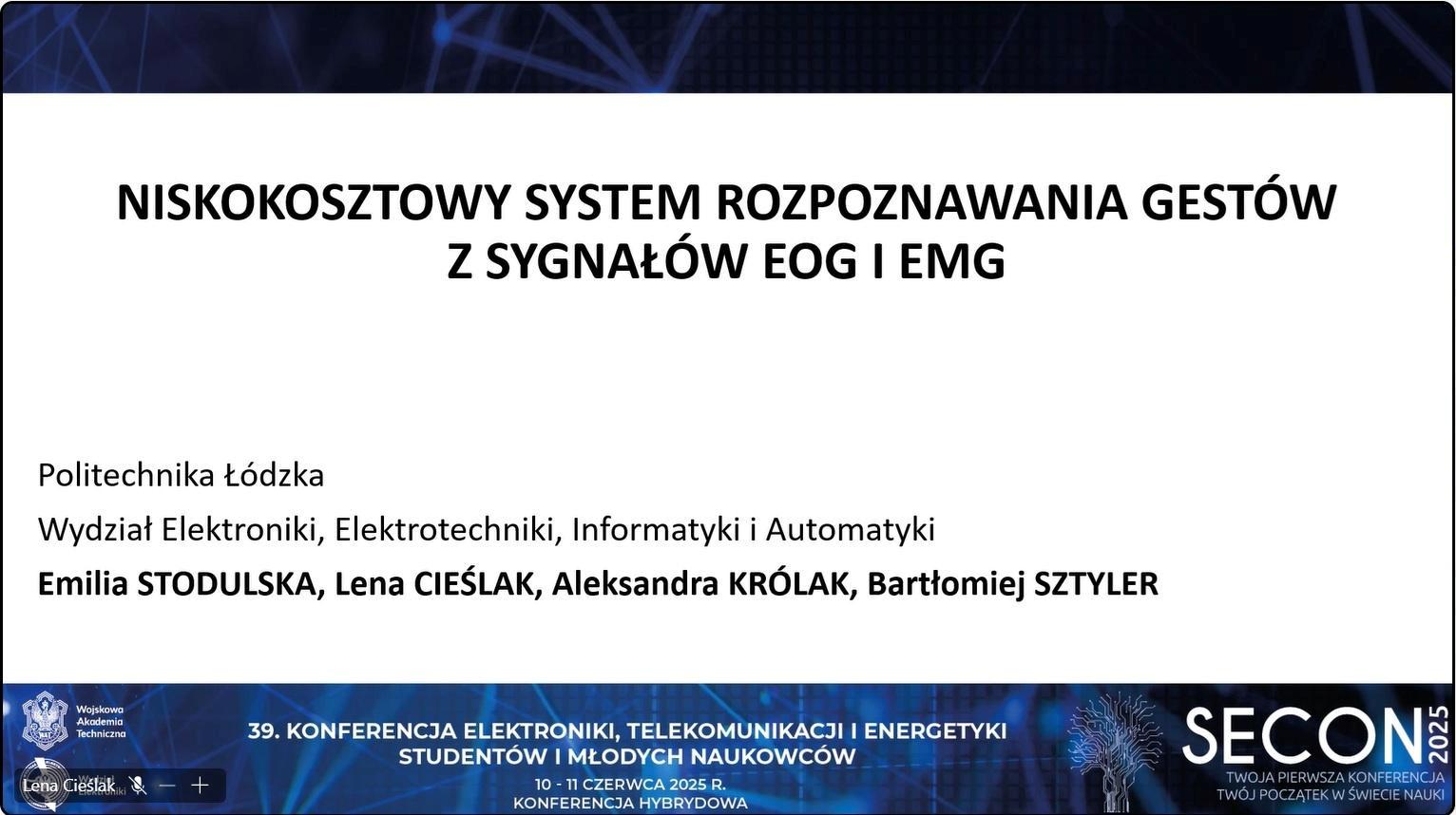 Konferencja SECON 2025