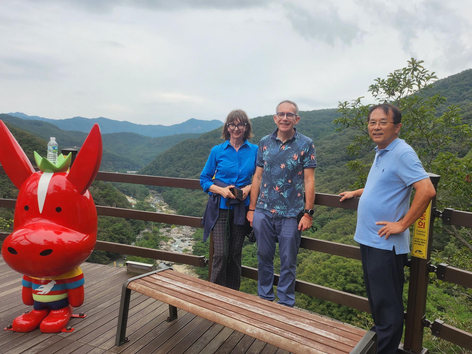 Wizyta prof. M. Strzeleckiego w Jeonbuk National University (전북대학교) w Republice Korei