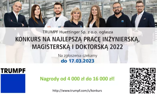 Plakat promujący konkurs.