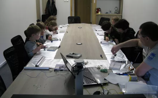 Zajęcia w ramach ŁUD w Instytucie Elektroniki