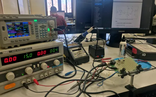 Zajęcia z elektroniki w Instytucie we współpracy z TME