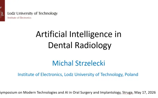 Prof. Michał Strzelecki na sympozjum stomatologicznym, Macedonia 2026