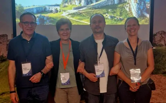 Konferencja ITIB2026 - od lewej: prof. Michał Strzelecki, prof. Ewa Pietka, prof. Adam Piórkowski, dr inż. Elżbieta Pociask