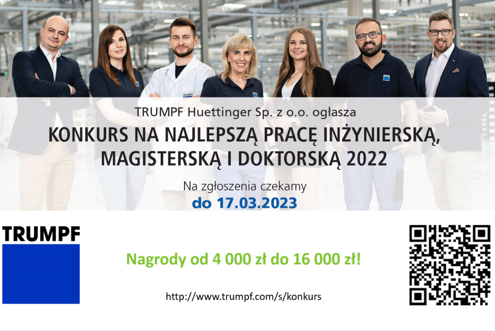 Plakat promujący konkurs.