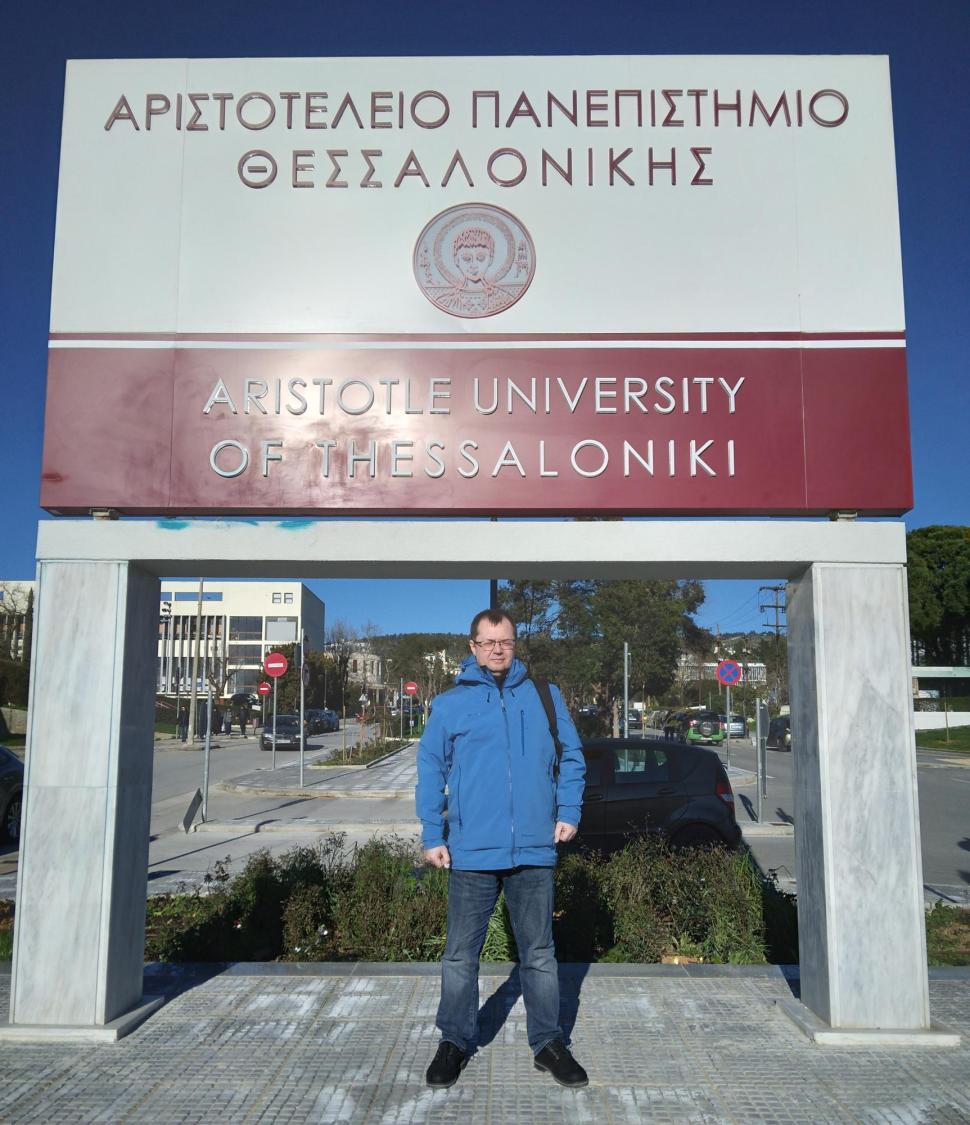 Staż naukowy dr. Marcina Kałuży w Salonikach