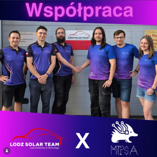 SKN MIPSA rozpoczyna współpracę z Lodz Solar Team