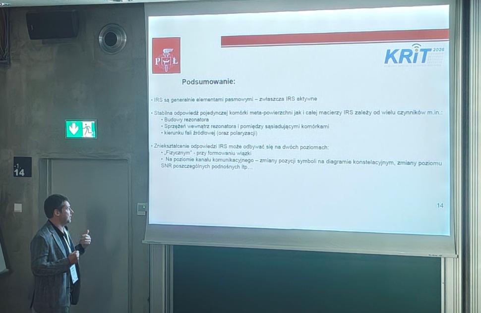 Instytut Elektroniki na Konferencji Radiokomunikacji i Teleinformatyki KRiT 2026