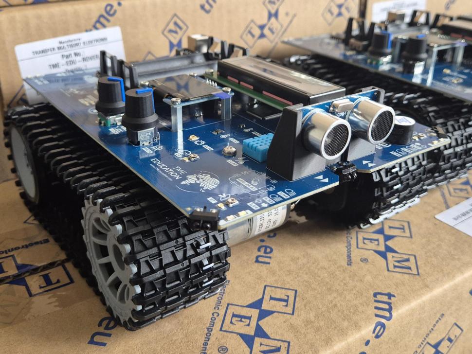 Zestawy edukacyjne TME-EDU-ROVER dla Instytutu Elektroniki PŁ od TME