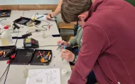 Warsztaty Koła Naukowego MIPSA w Zespole Szkół Elektronicznych i Informatycznych nr 10 w Łodzi