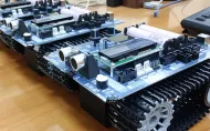 "Od elektroniki do robotyki" - warsztaty prowadzone przez dr. inż. Marcina Kociołka